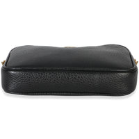 Gucci Black Dollar Calfskin Super Mini GG Marmont Chain Shoulder Bag Handbag 5