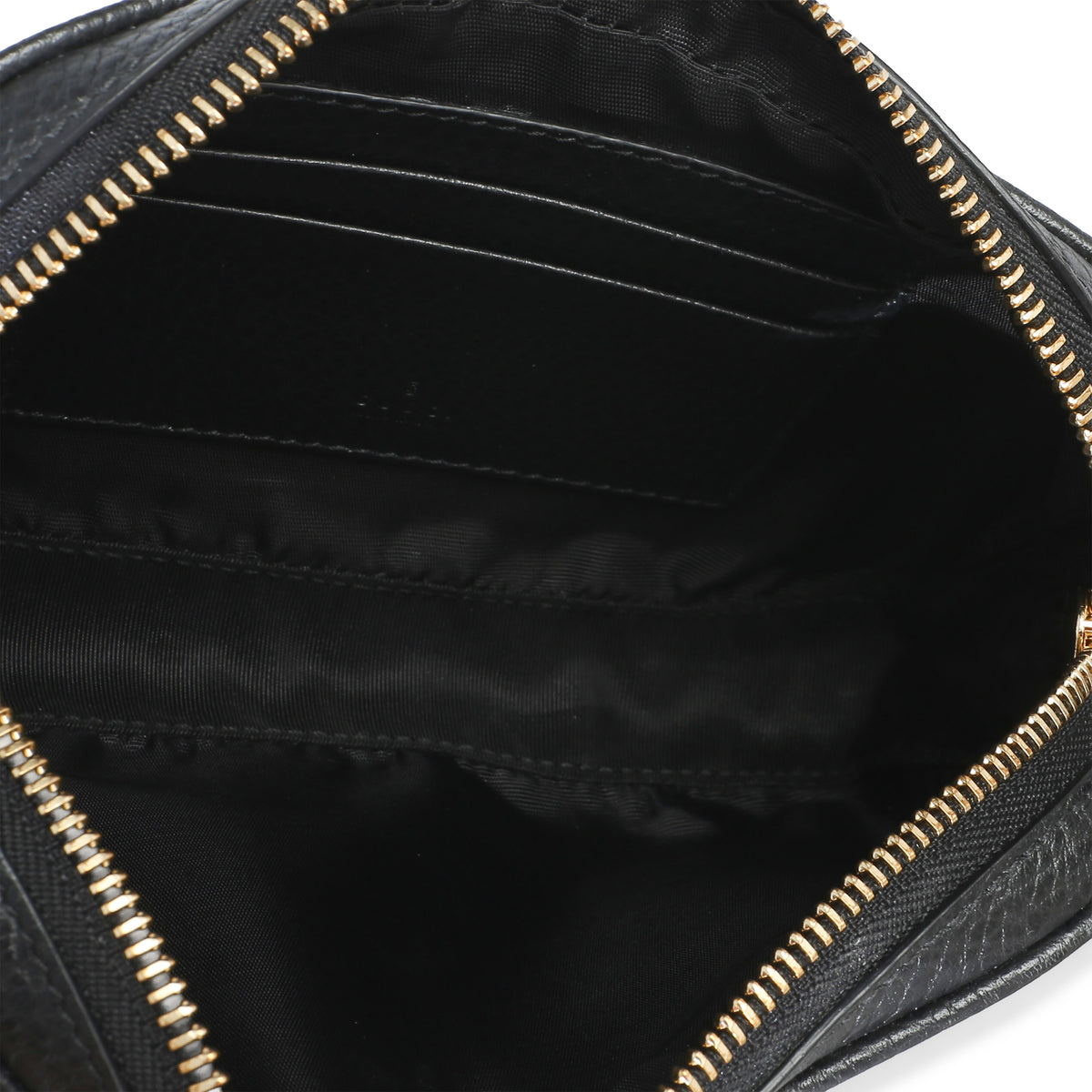 Gucci Black Dollar Calfskin Super Mini GG Marmont Chain Shoulder Bag Handbag 9