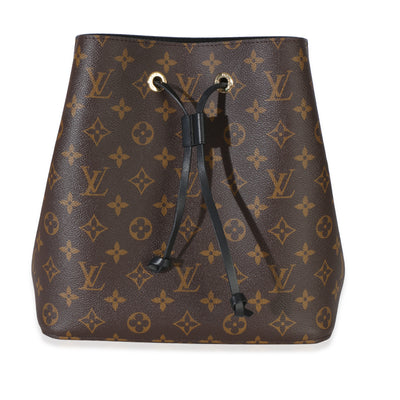 Louis Vuitton Black Monogram Canvas Neonoe MM Handbag id