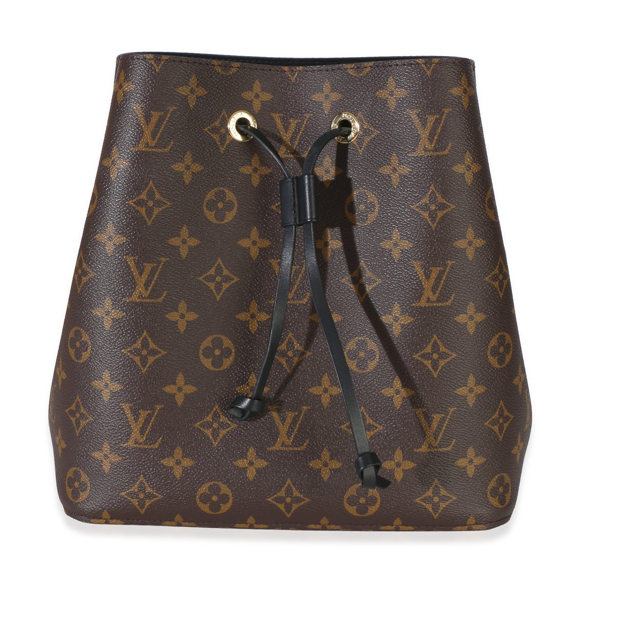 Louis Vuitton Black Monogram Canvas Neonoe MM Handbag fv