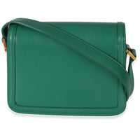 Saint Laurent Green Smooth Calfskin Monogram Small Solferino Satchel Handbag 4
