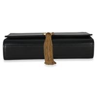 Saint Laurent Black Grain De Poudre Medium Kate Tassel Handbag 5