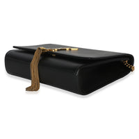 Saint Laurent Black Grain De Poudre Medium Kate Tassel Handbag 6