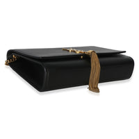 Saint Laurent Black Grain De Poudre Medium Kate Tassel Handbag 7