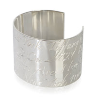 Tiffany & Co. Sterling Silver  Wide Notes Cuff Bracelet 2
