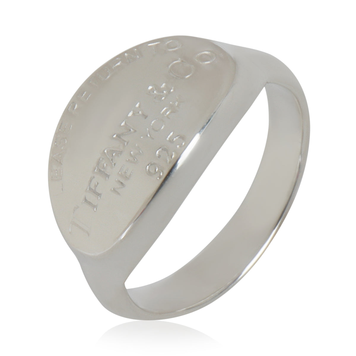 Tiffany & Co. Sterling Silver  Return To Tiffany Ring