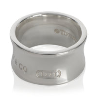 Tiffany & Co. Sterling Silver  Wide 1837 Ring 3