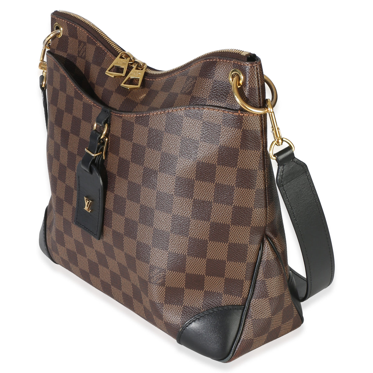 Louis Vuitton Black Damier Ebene Canvas Odeon MM Handbag 2