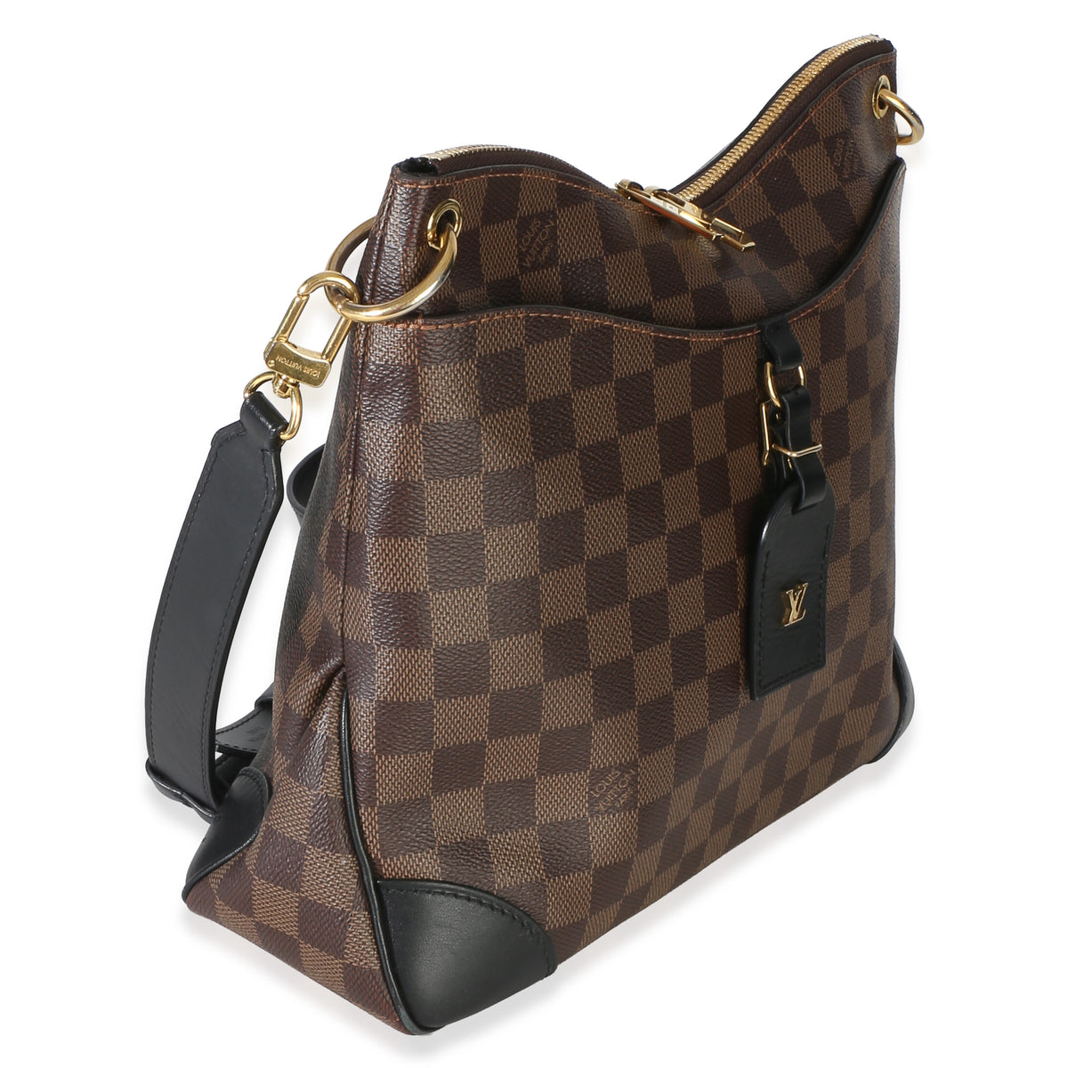 Louis Vuitton Black Damier Ebene Canvas Odeon MM Handbag 3