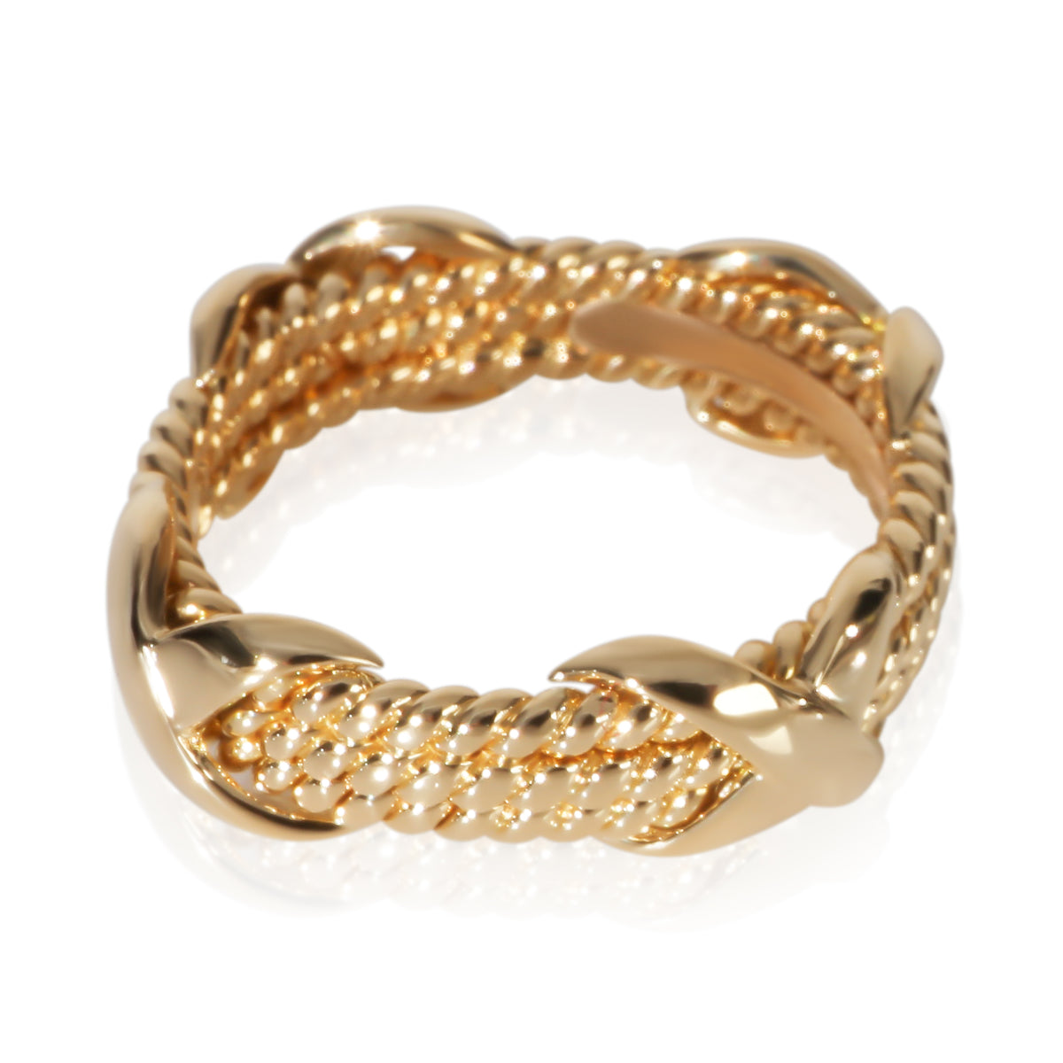 Tiffany & Co. Yellow Gold  Schlumberger X Ring 2