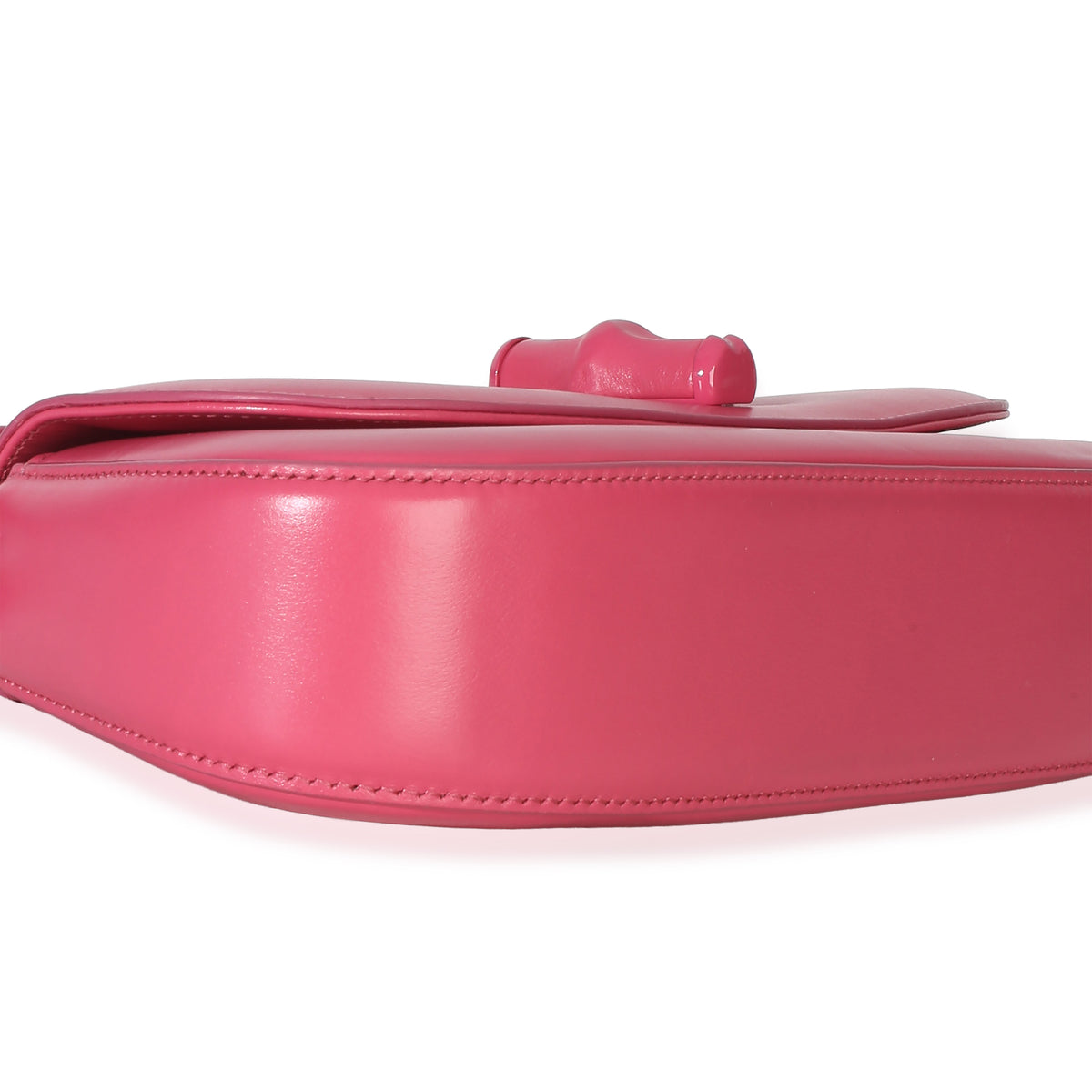 Gucci Pink Calfskin Medium Bamboo Diva Bag Handbag 7