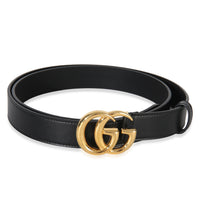 Gucci Black Calfskin GG Marmont Belt 110/44 id