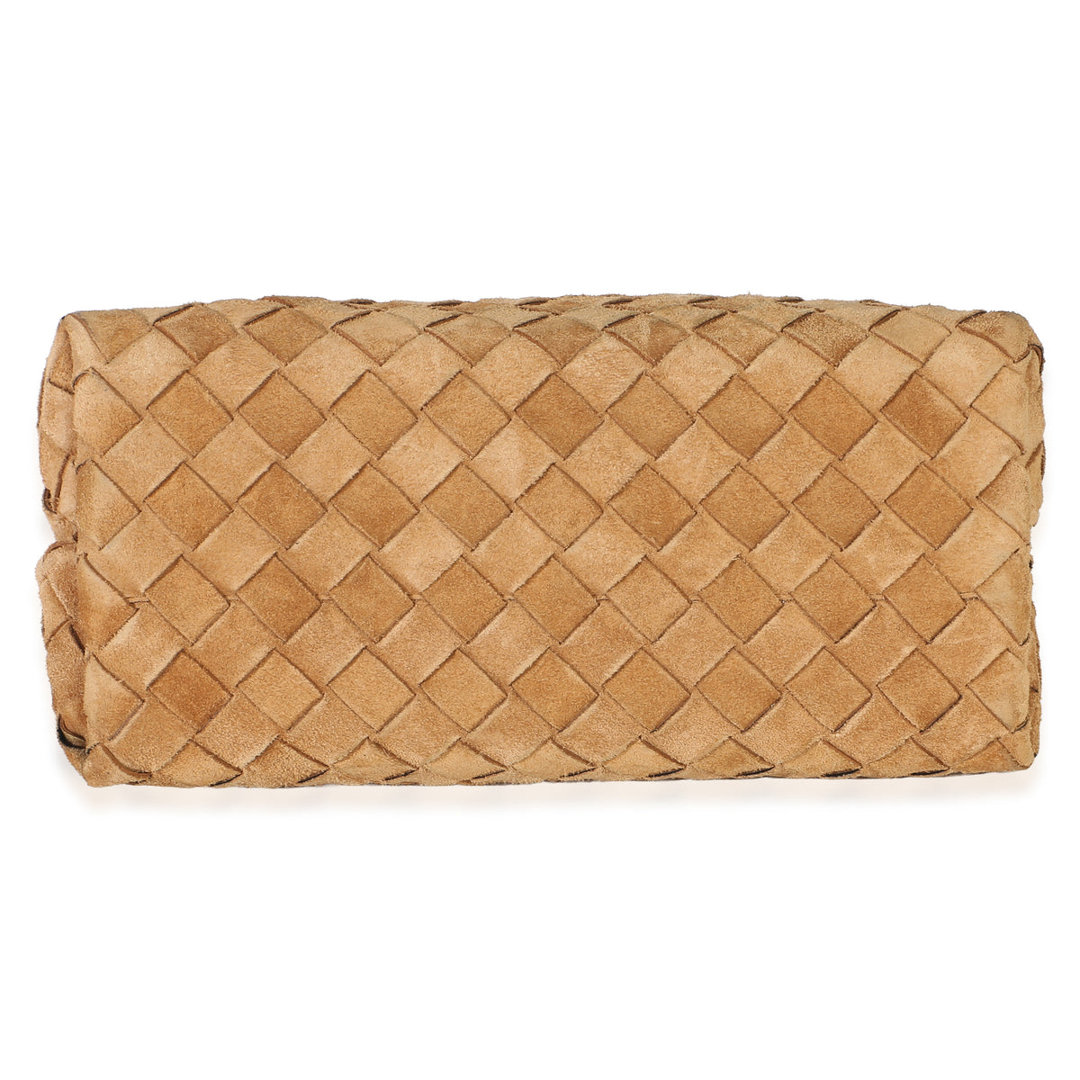 Bottega Veneta Amber Suede Intrecciato Small Andiamo Handbag 5