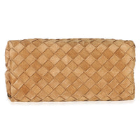 Bottega Veneta Amber Suede Intrecciato Small Andiamo Handbag 5