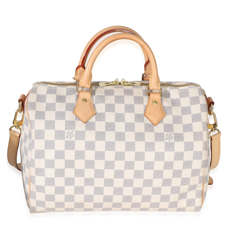 Louis Vuitton Damier Azur Canvas Speedy Bandouliere 30 Handbag id
