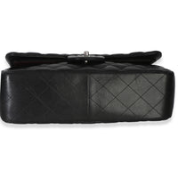 Chanel Black Quilted Lambskin Jumbo Double Flap Bag Handbag 5