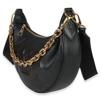 Louis Vuitton Black Calfskin Bubblegram Over The Moon Handbag 2