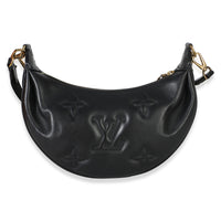 Louis Vuitton Black Calfskin Bubblegram Over The Moon Handbag 4