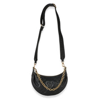 Louis Vuitton Black Calfskin Bubblegram Over The Moon Handbag 8