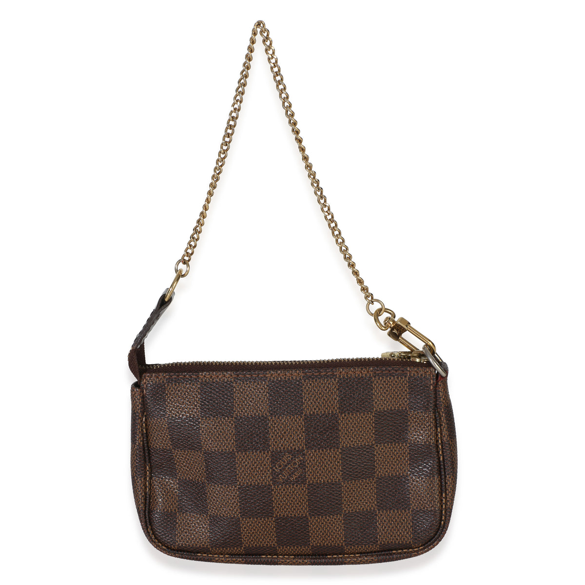 Louis Vuitton Damier Ebene Canvas Mini Pochette Accessoires Handbag 4