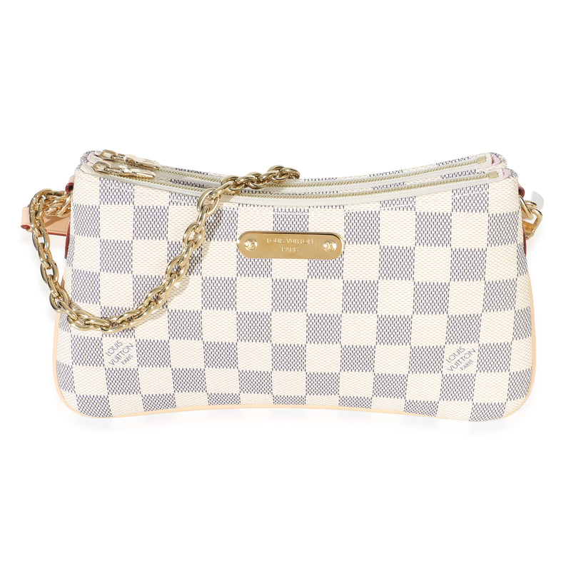 Louis Vuitton Damier Azur Liv Pochette Handbag id