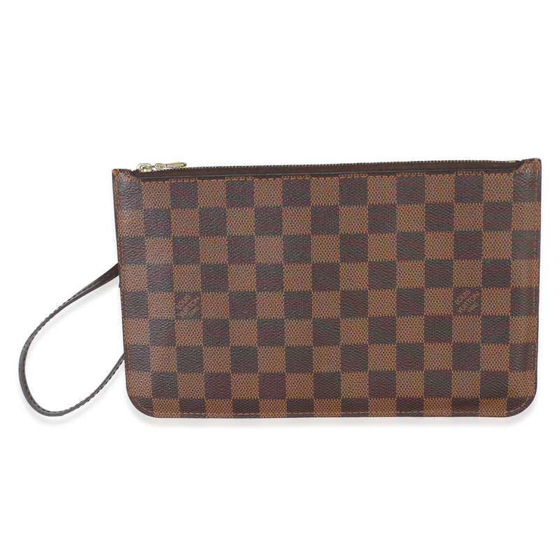 Louis Vuitton Damier Ebene Canvas Neverfull GM Pouch Handbag id