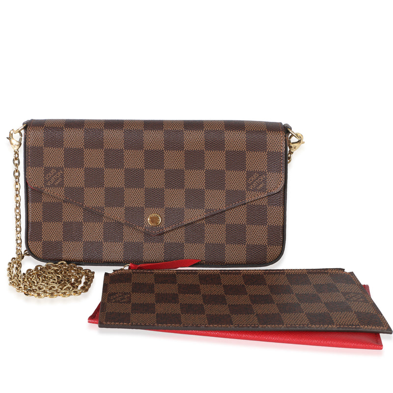 Louis Vuitton Damier Ebene Canvas Felicie Pochette Handbag id
