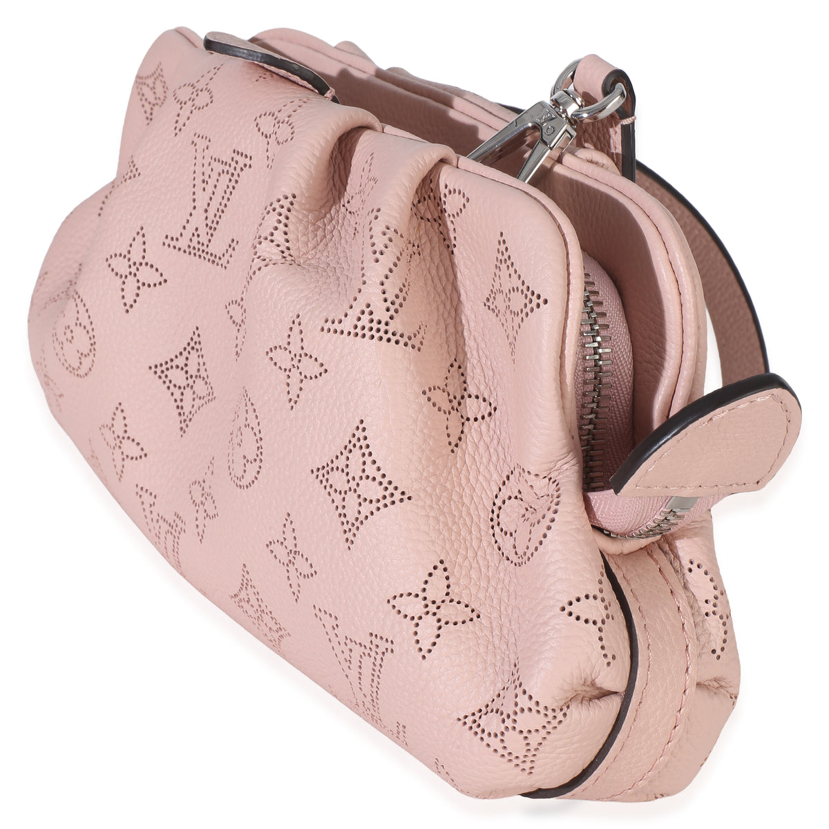Louis Vuitton Pink Monogram Mahina Scala Mini Pouch Handbag 2
