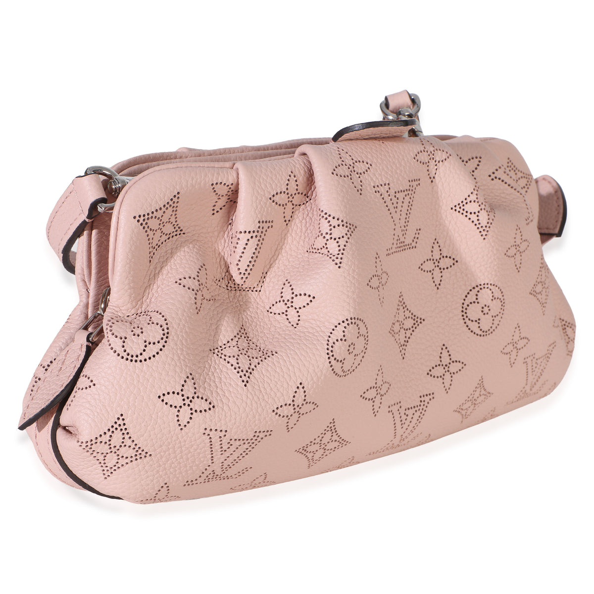 Louis Vuitton Pink Monogram Mahina Scala Mini Pouch Handbag 3