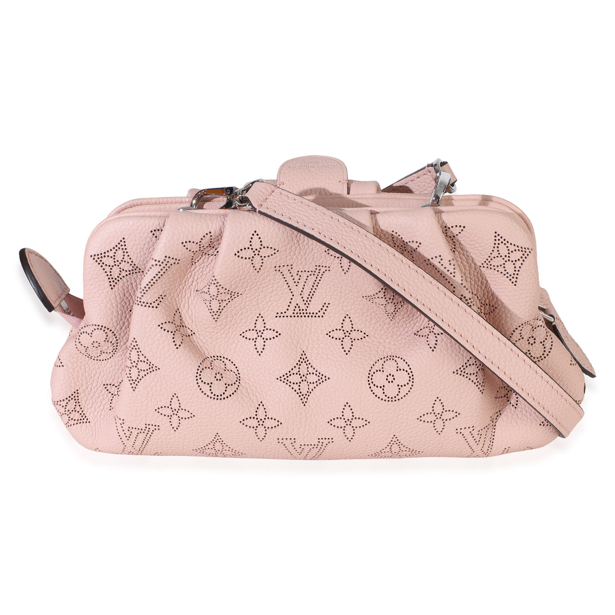 Louis Vuitton Pink Monogram Mahina Scala Mini Pouch Handbag 4