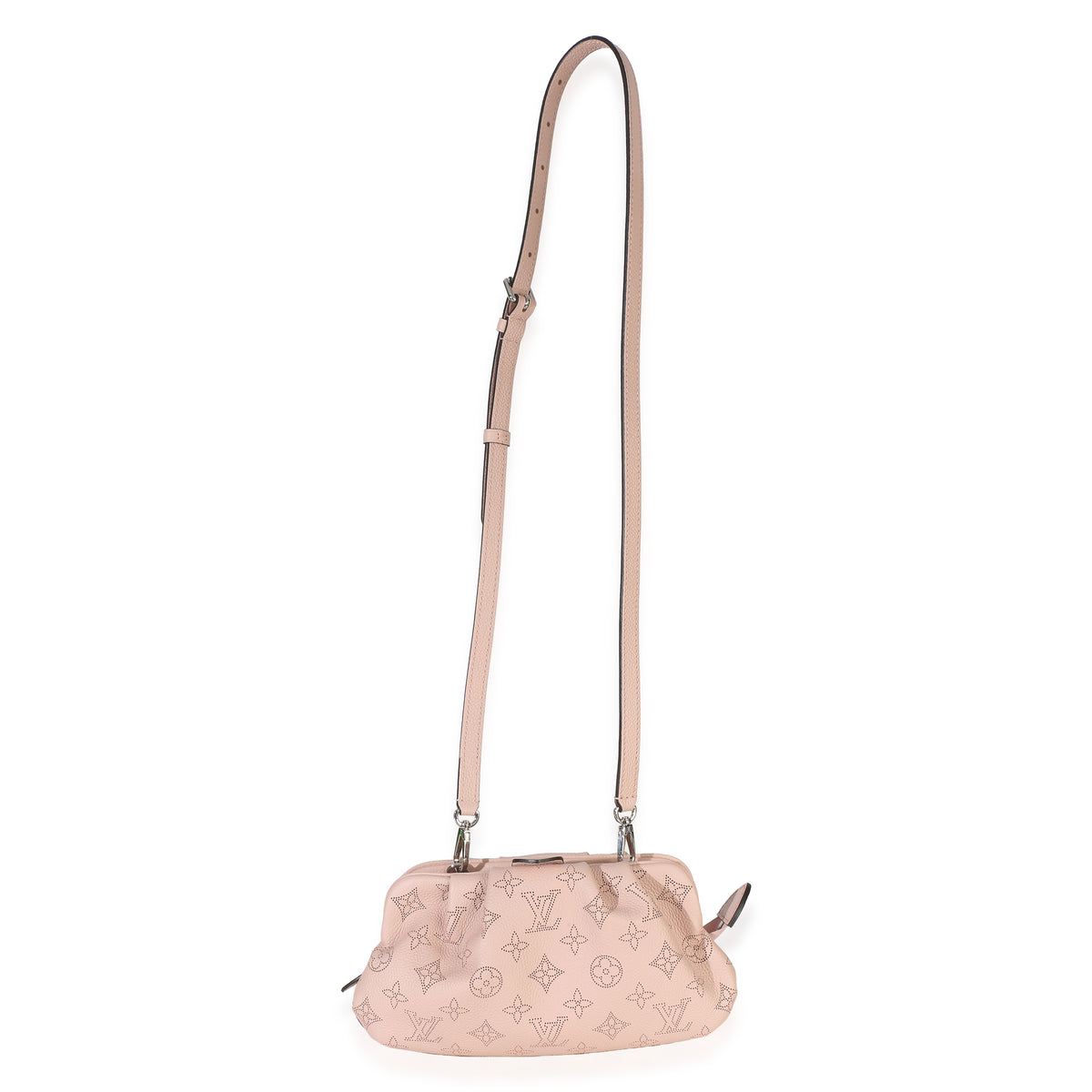 Louis Vuitton Pink Monogram Mahina Scala Mini Pouch Handbag 8