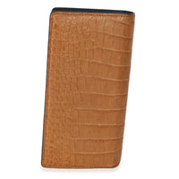 Louis Vuitton Tan Alligator Monogram Brazza Wallet Wallet 3