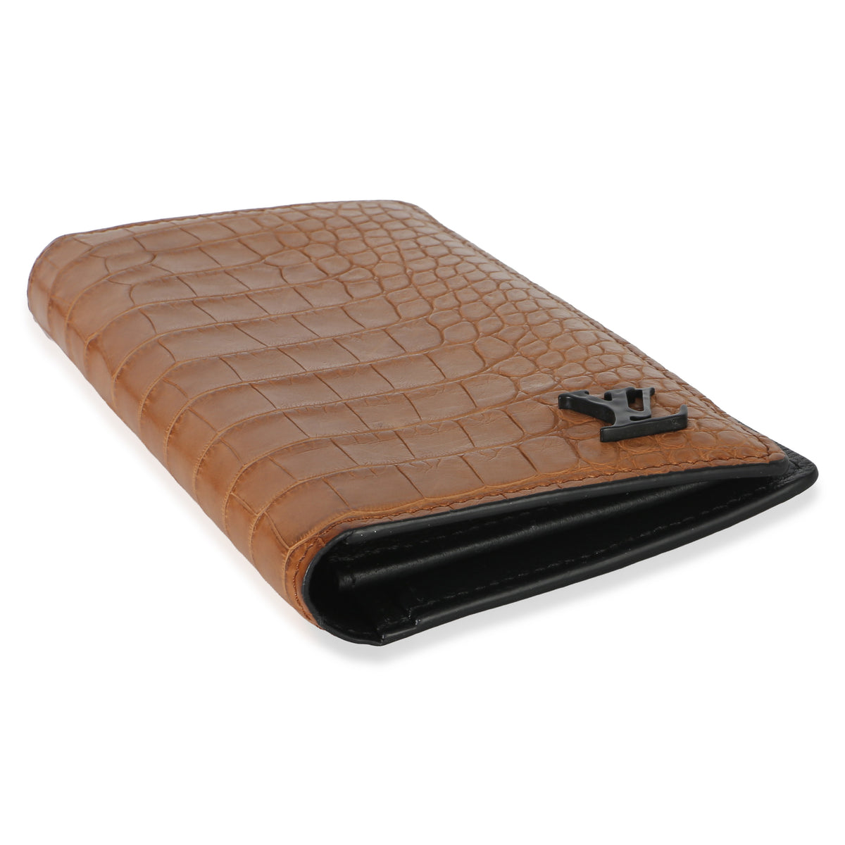 Louis Vuitton Tan Alligator Monogram Brazza Wallet Wallet 5