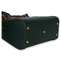 Gucci Dark Green Textured Dollar Calfskin Mini Diana Bamboo Top Handle Bag Handbag 7
