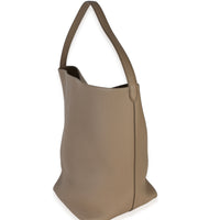 The Row Dark Taupe Grained Calfskin Large N/S Park Tote Handbag 2