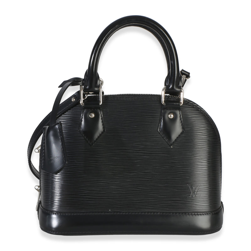 Louis Vuitton Black Epi Alma BB Handbag id