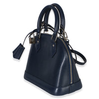 Louis Vuitton Navy Epi Alma BB Handbag 2