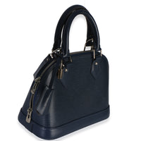 Louis Vuitton Navy Epi Alma BB Handbag 3