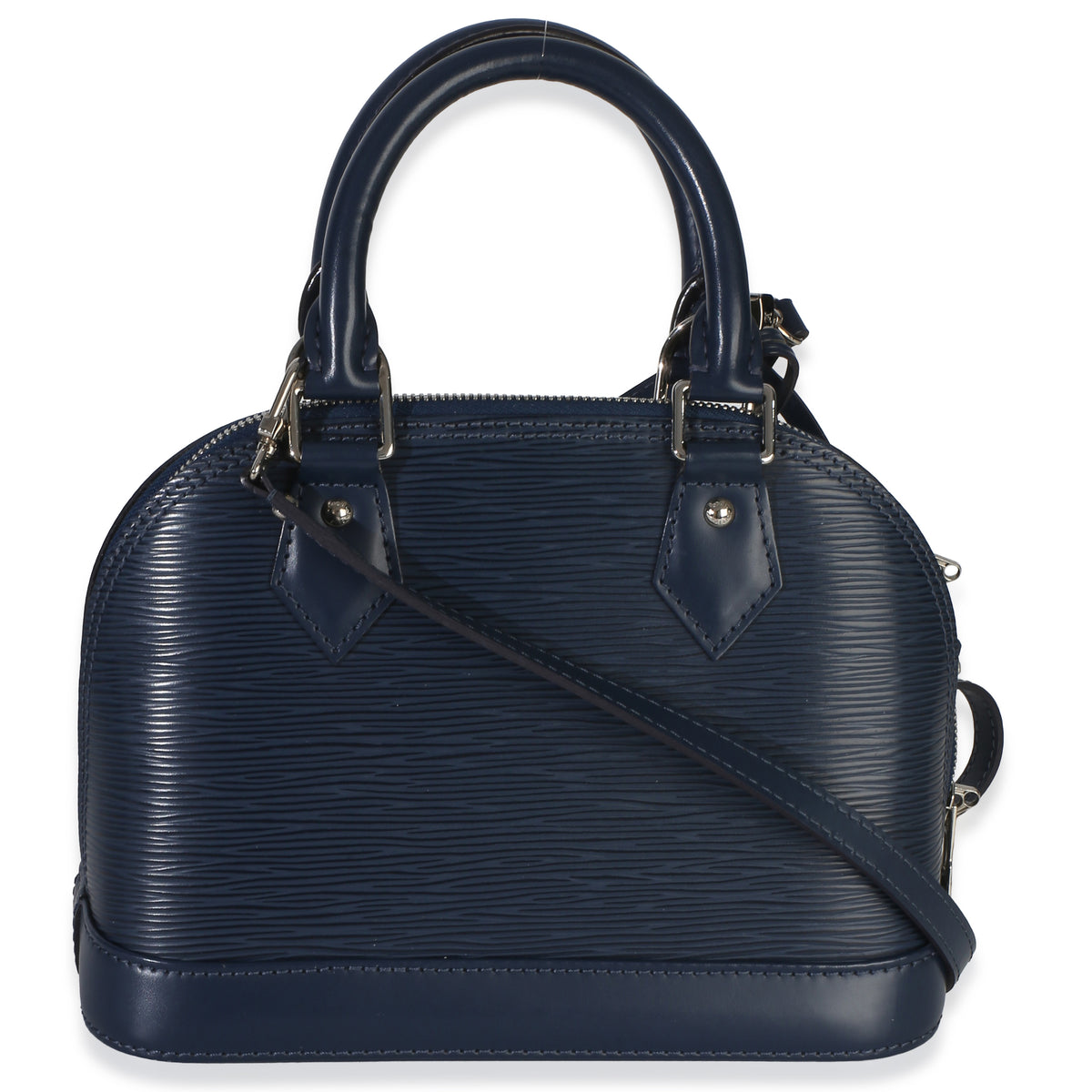 Louis Vuitton Navy Epi Alma BB Handbag 4