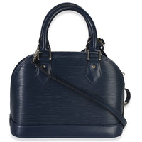 Louis Vuitton Navy Epi Alma BB Handbag 4