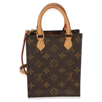 Louis Vuitton Monogram Canvas Petit Sac Plat Handbag id