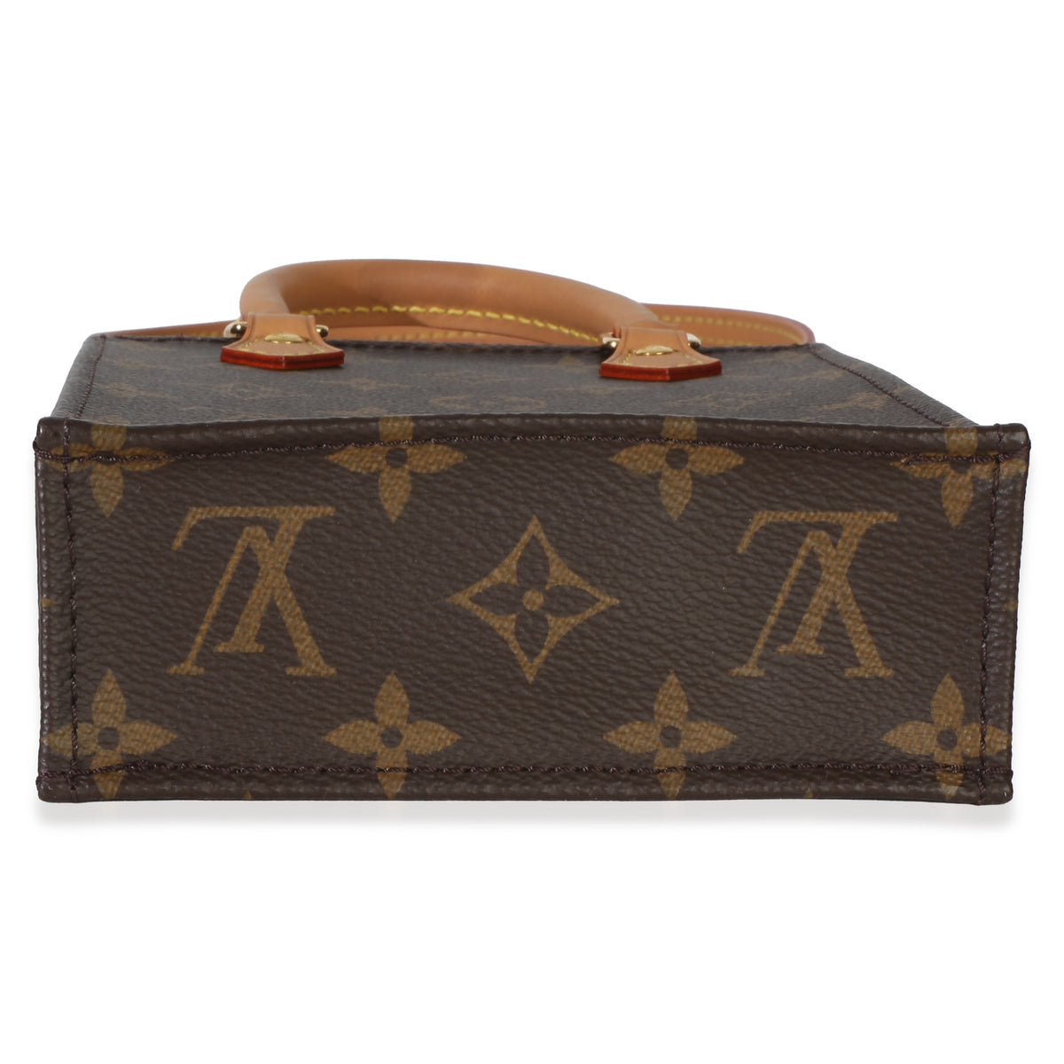 Louis Vuitton Monogram Canvas Petit Sac Plat Handbag 5