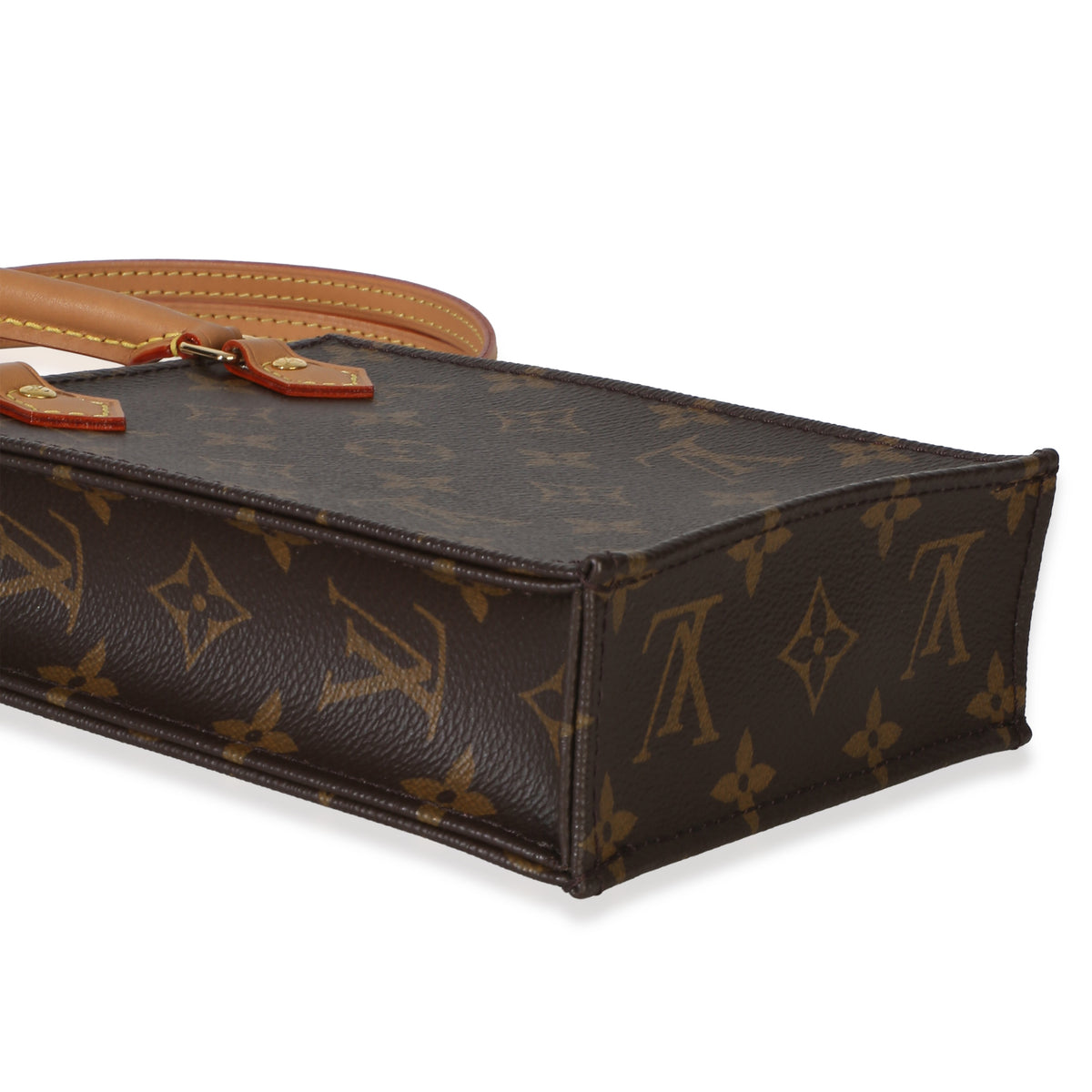 Louis Vuitton Monogram Canvas Petit Sac Plat Handbag 7