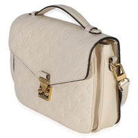 Louis Vuitton Creme Empreinte Pochette Metis Handbag 2