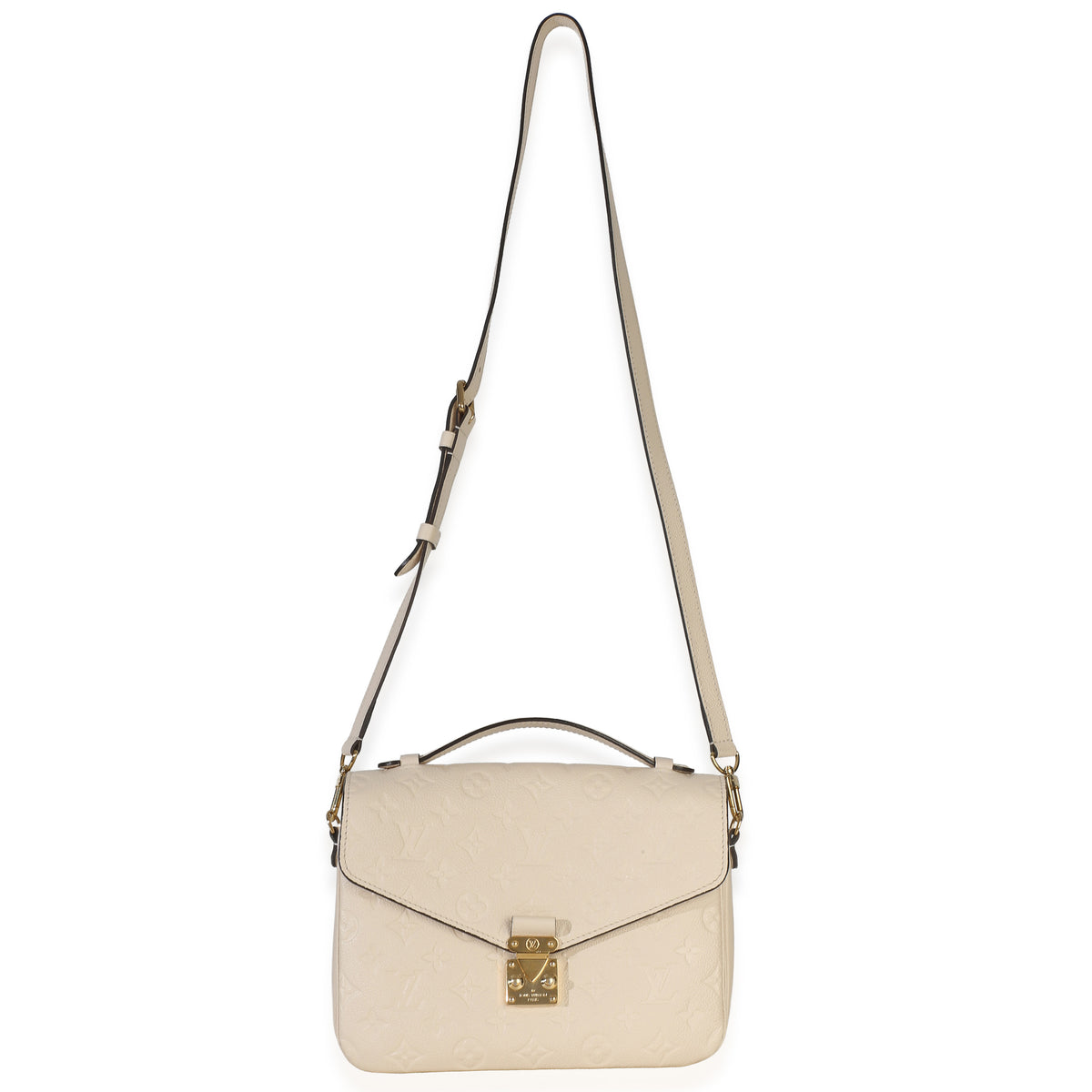 Louis Vuitton Creme Empreinte Pochette Metis Handbag 8