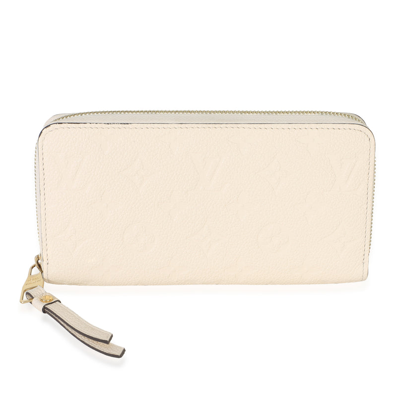 Louis Vuitton Creme Empreinte Zippy Wallet Wallet id