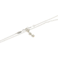 Tiffany & Co. Sterling Silver Diamond Elsa Peretti Diamond By The Yard Pendant 2