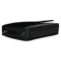 Chanel Black Camellia Lambskin Wallet on Chain Handbag 7