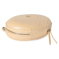 Chanel Beige Chevron Leather City Evening Box Bag Handbag box