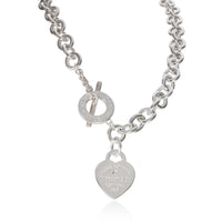 Tiffany & Co. Sterling Silver Diamond Necklace 2